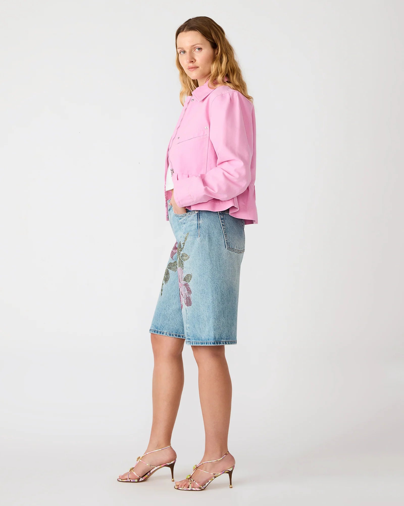 KESHA SHORT DENIM - Clothing - Steve Madden Canada - view 8