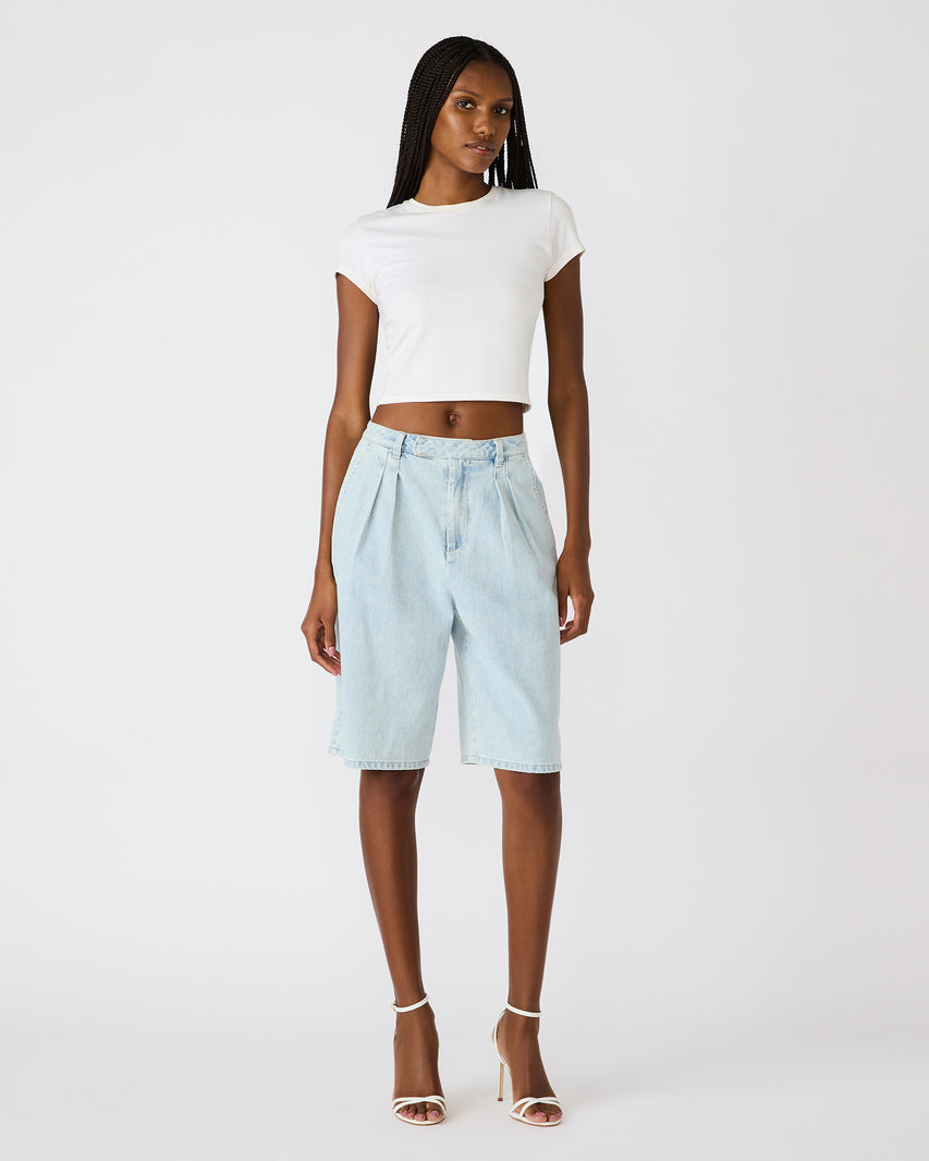 IVANA SHORT LIGHTWEIGHT DENIM - Clothing - Steve Madden Canada