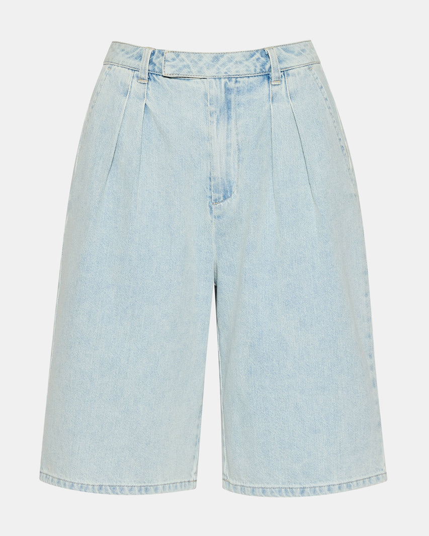 IVANA SHORT LIGHTWEIGHT DENIM - Clothing - Steve Madden Canada - view 8