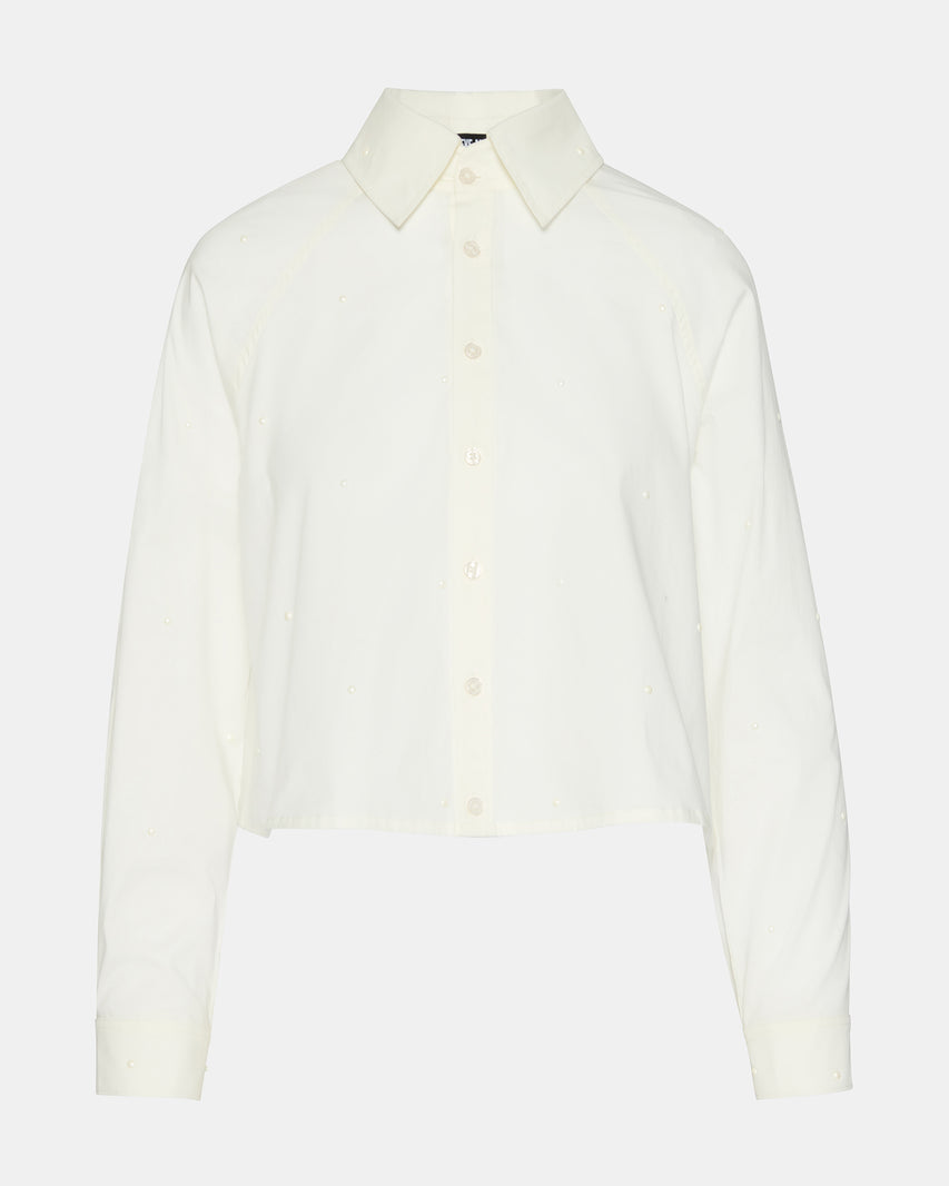 TESS PEARL TOP WHITE - Clothing - Steve Madden Canada - view 6
