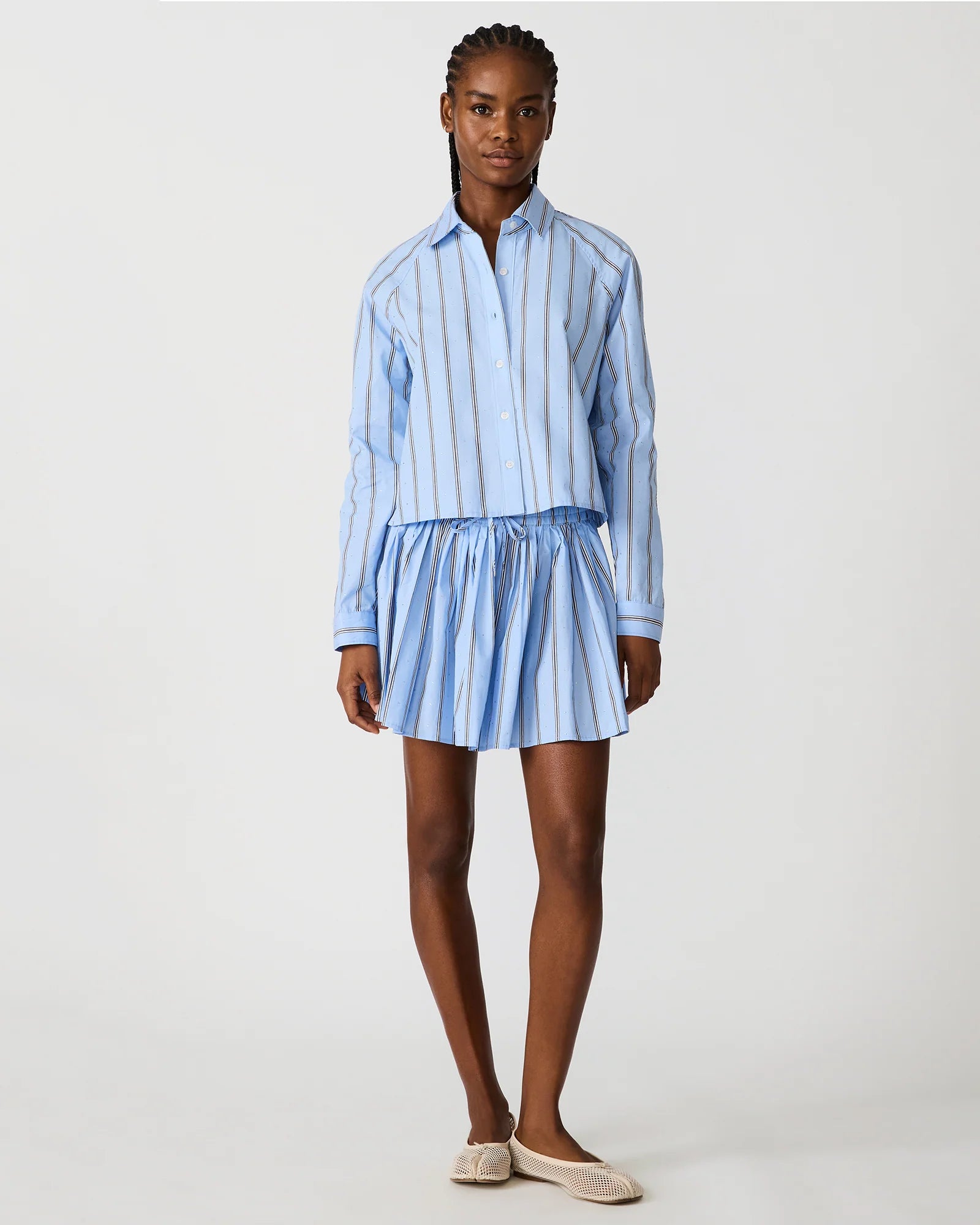 TESS BLUE RHINESTONES TOP - Clothing - Steve Madden Canada - view 2