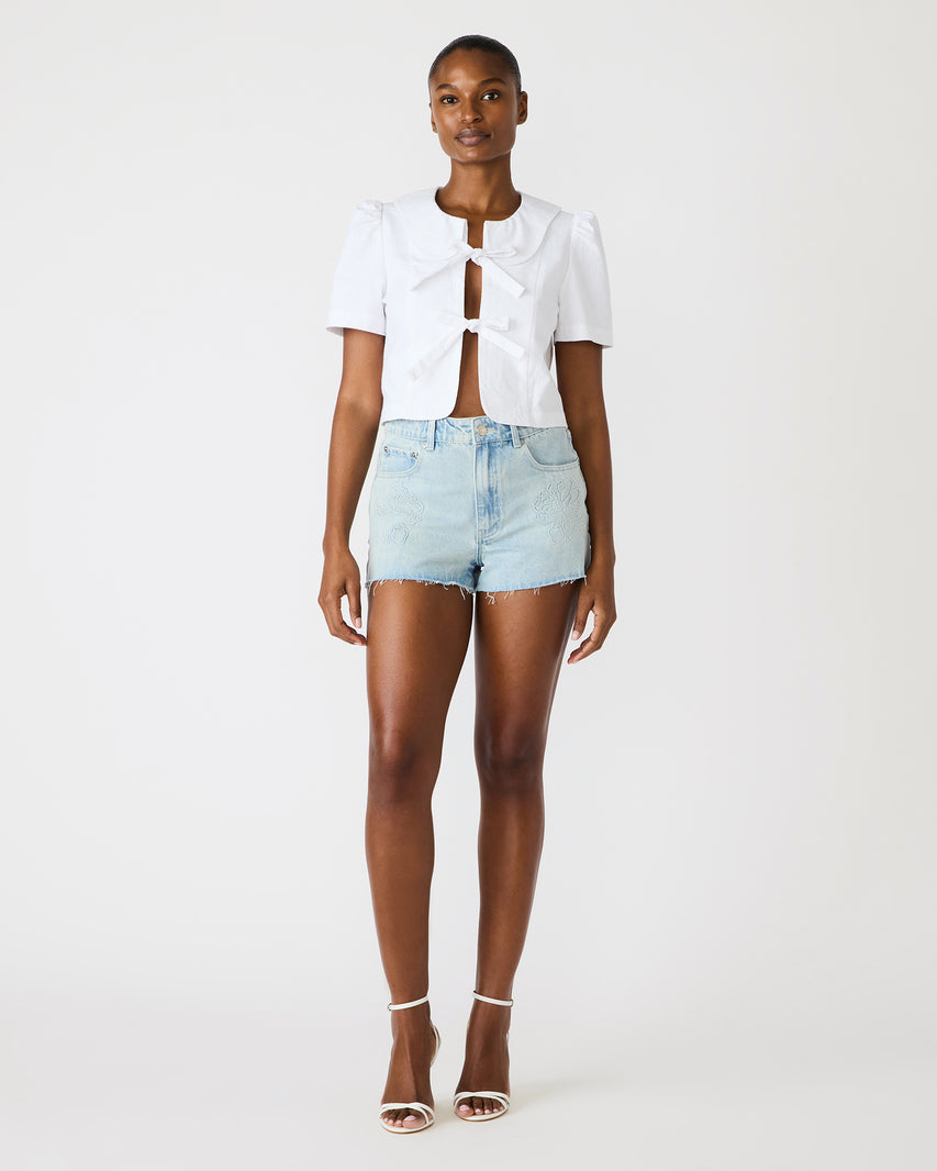 BARRETTE TOP WHITE - Clothing - Steve Madden Canada - view 4