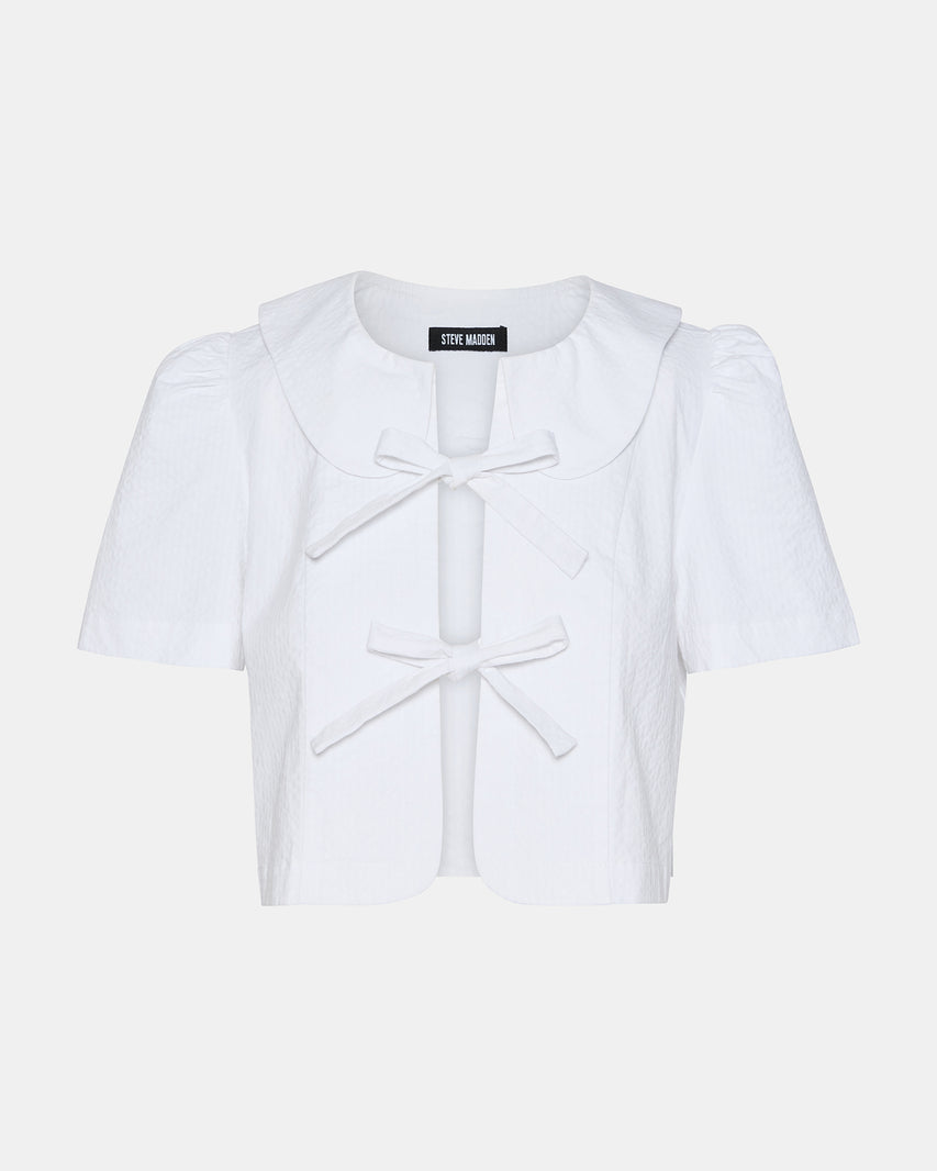 BARRETTE TOP WHITE - Clothing - Steve Madden Canada - view 6
