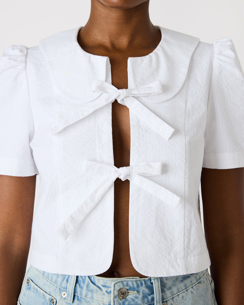 BARRETTE TOP WHITE - Clothing - Steve Madden Canada - view 3