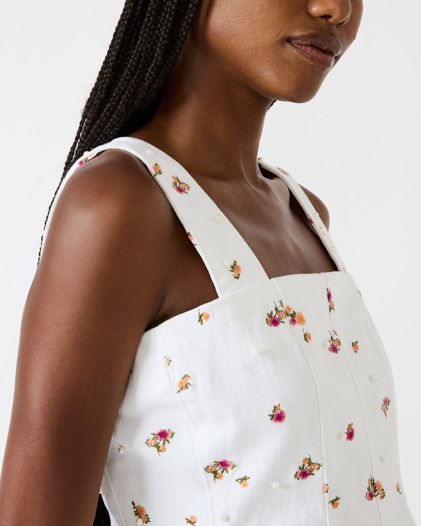 FIORELLA TOP WHITE - Clothing - Steve Madden Canada