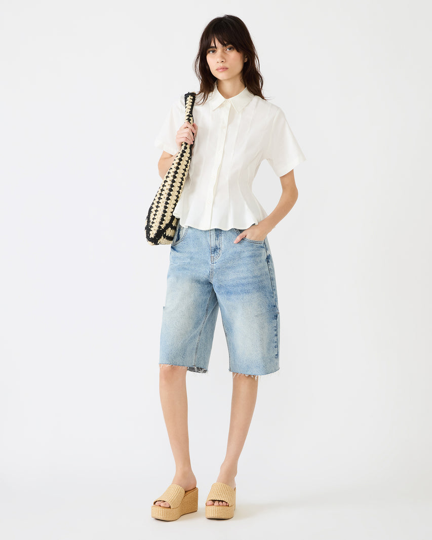 PORTER TOP WHITE - Clothing - Steve Madden Canada - view 6