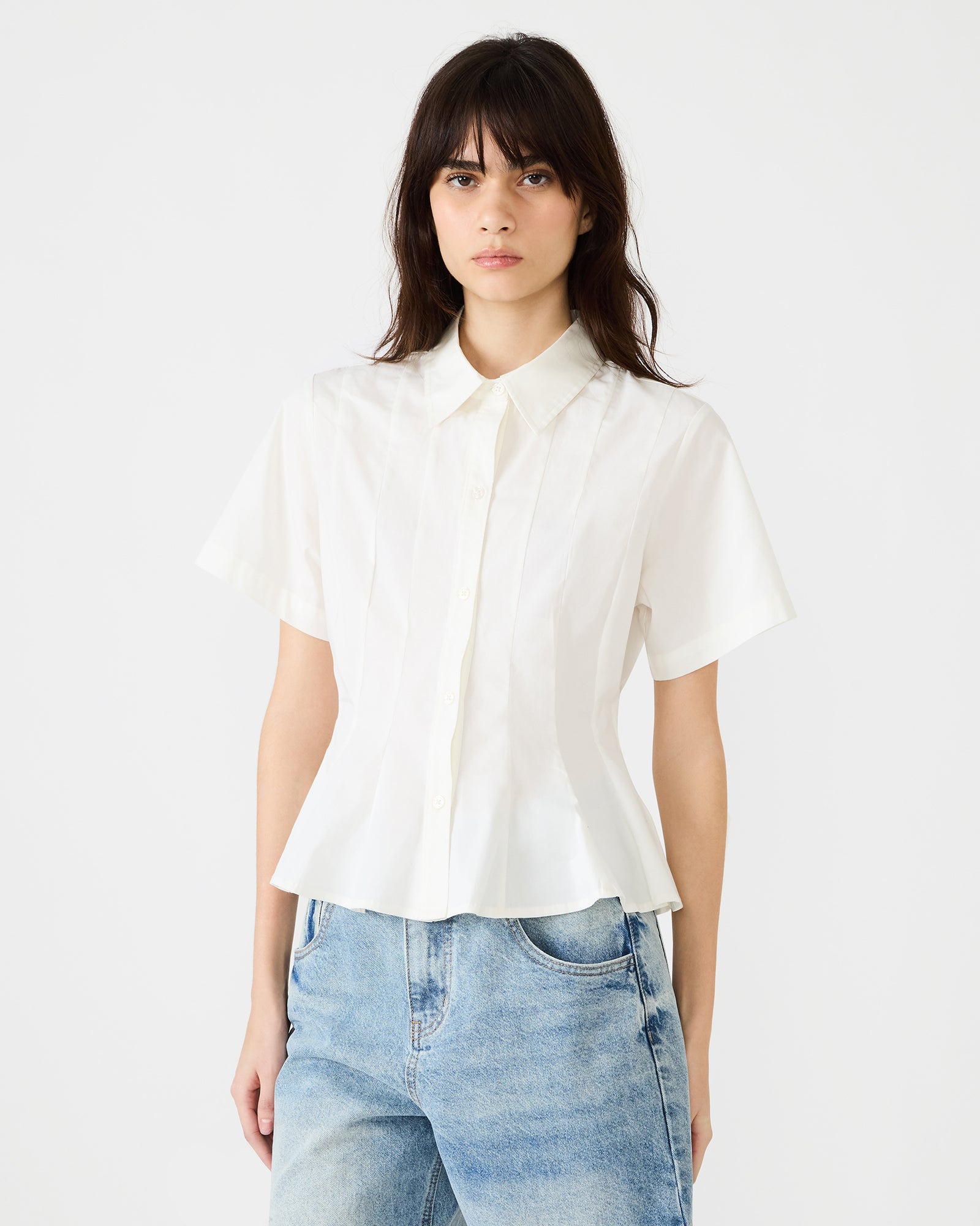 PORTER TOP WHITE - Clothing - Steve Madden Canada - view 2