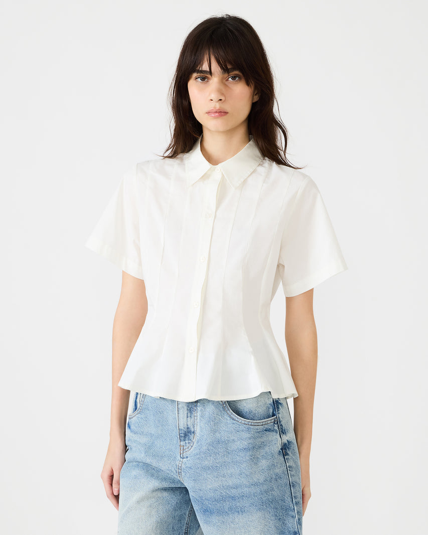 PORTER TOP WHITE - Clothing - Steve Madden Canada - view 2