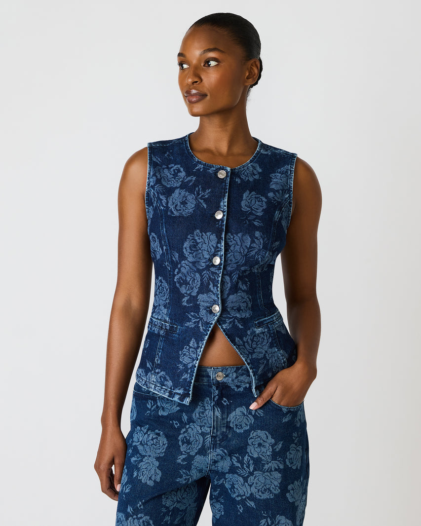 WELSEY TOP INDIGO - Clothing - Steve Madden Canada