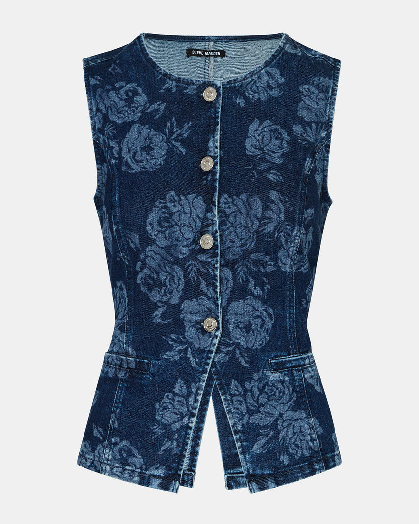 WELSEY TOP INDIGO - Clothing - Steve Madden Canada - view 7