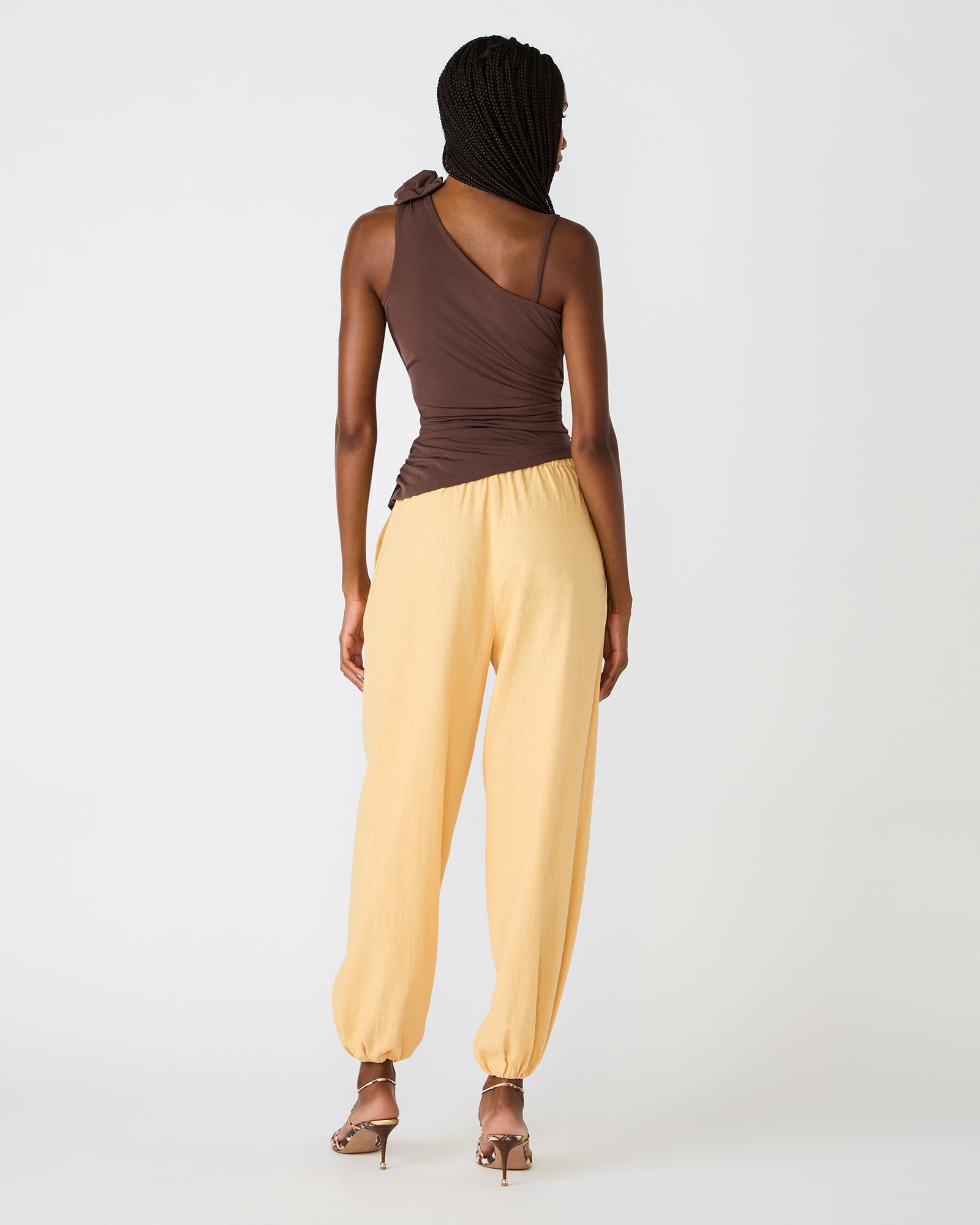 HADLEIGH KNIT TOP BROWN - Clothing - Steve Madden Canada - view 5