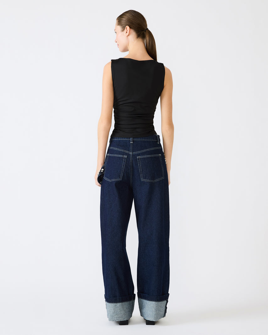 ADAIR KNIT TOP BLACK - Clothing - Steve Madden Canada