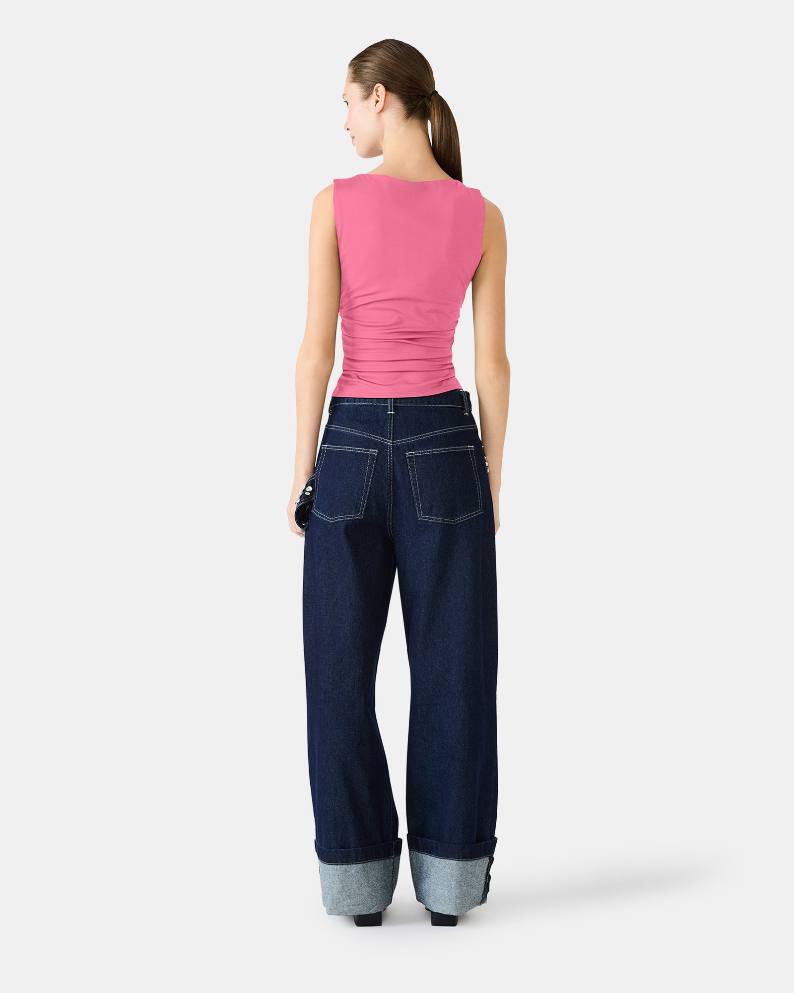 ADAIR KNIT TOP PINK - Clothing - Steve Madden Canada