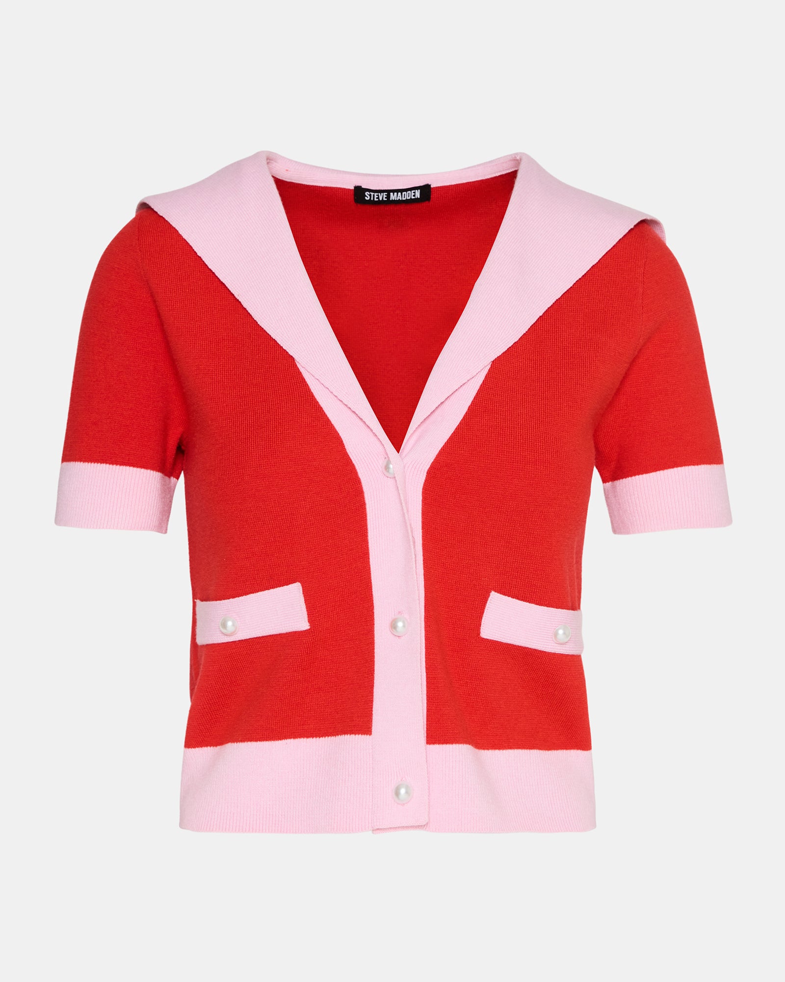 ADEN SWEATER RED - Clothing - Steve Madden Canada - view 9