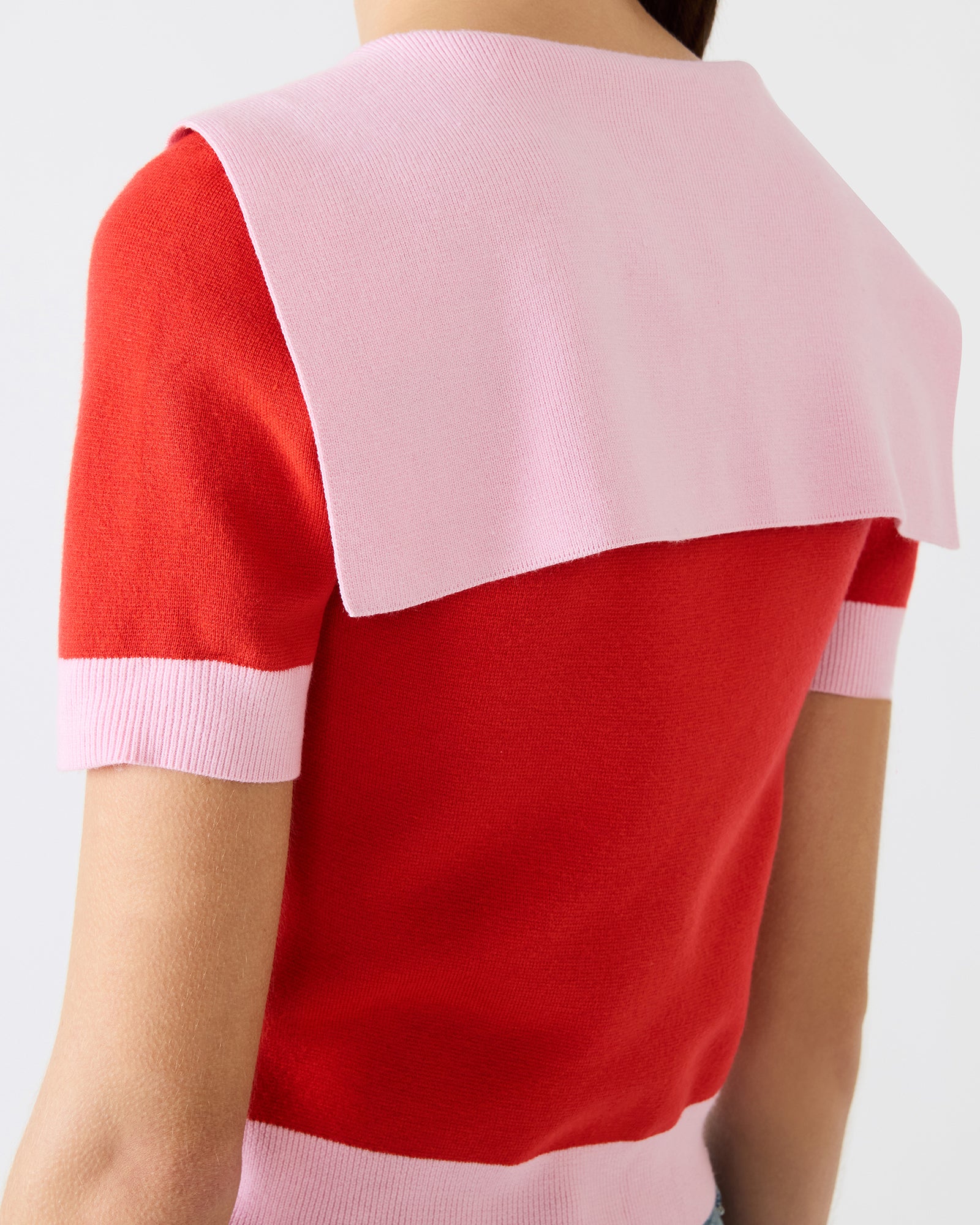 ADEN SWEATER RED - Clothing - Steve Madden Canada - view 6