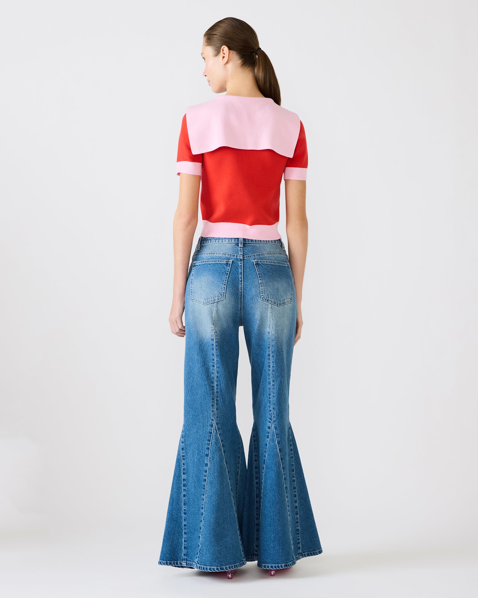ADEN SWEATER RED - Clothing - Steve Madden Canada - view 8