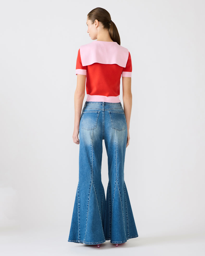 ADEN SWEATER RED - Clothing - Steve Madden Canada - view 8