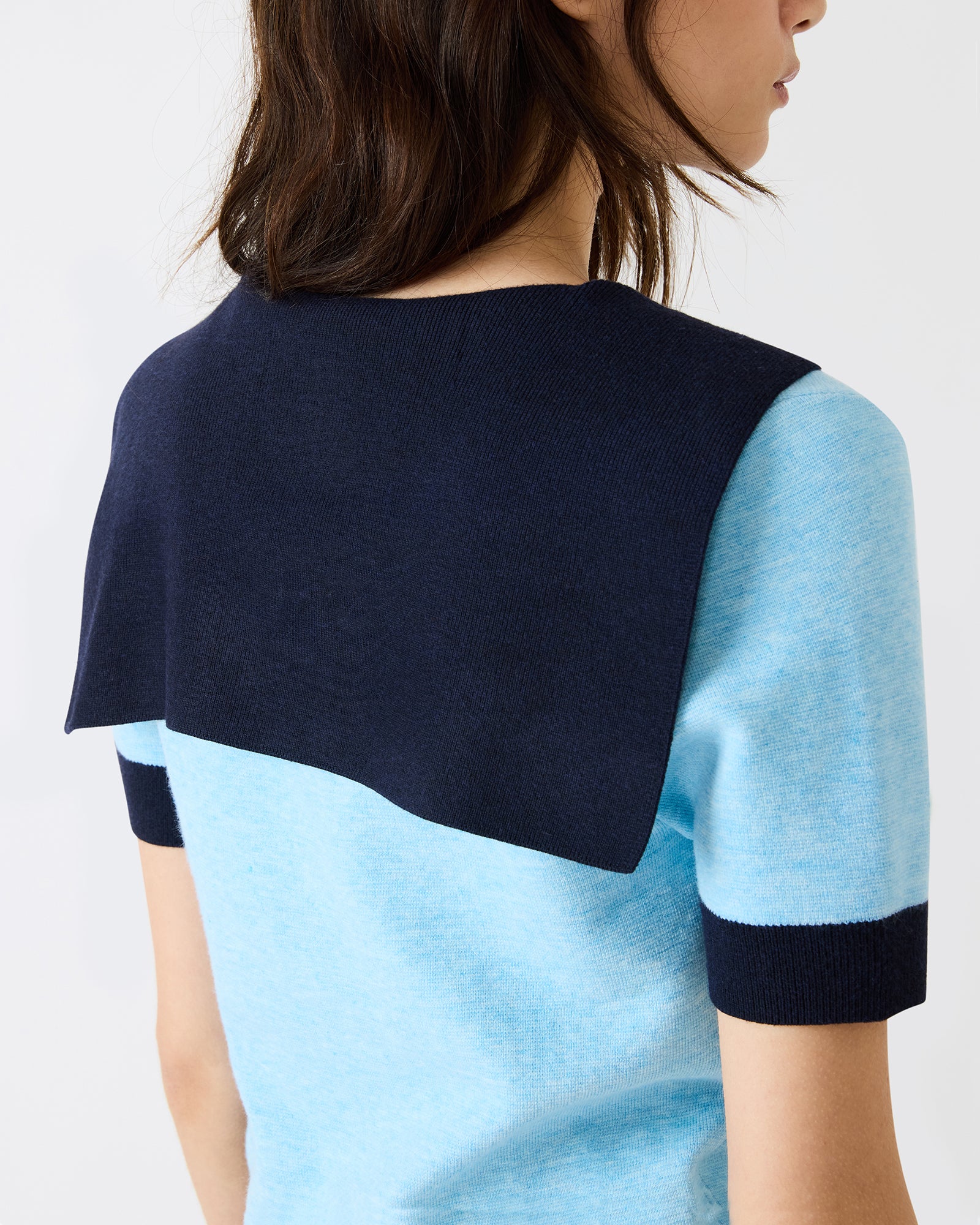 ADEN SWEATER BLUE - Clothing - Steve Madden Canada - view 4