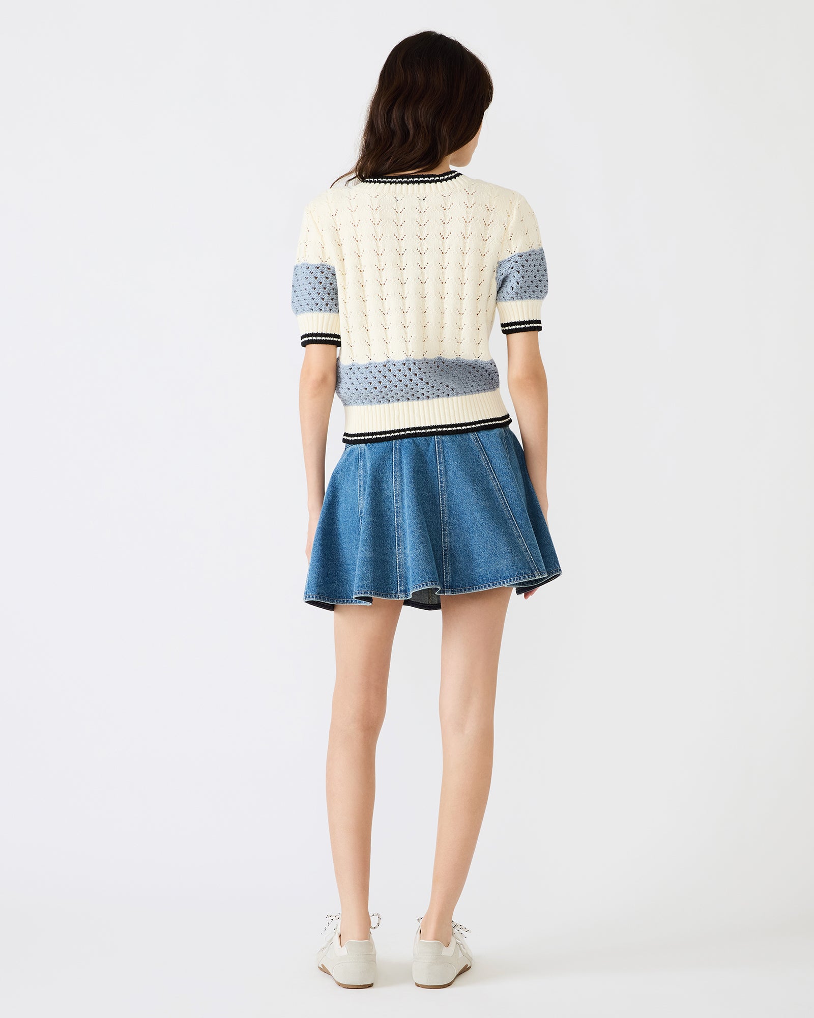 FIONA CARDIGAN WHITE MULTI - Clothing - Steve Madden Canada - view 5