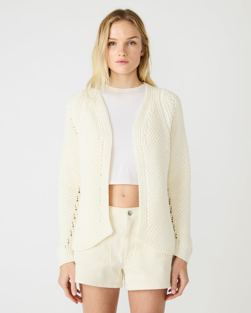 OPAL CARDIGAN NATURAL - Clothing - Steve Madden Canada