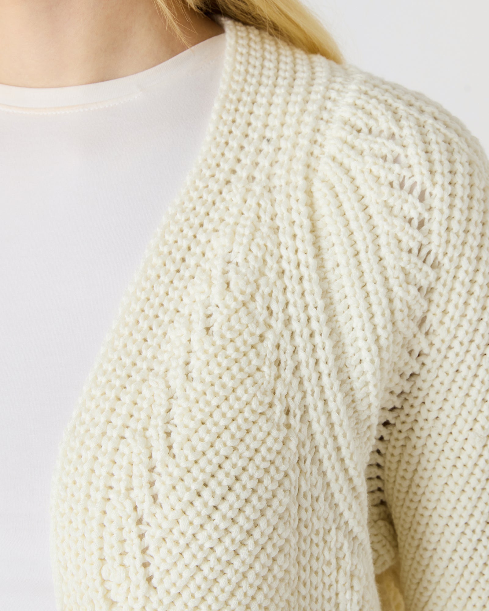 OPAL CARDIGAN NATURAL - Clothing - Steve Madden Canada - view 3