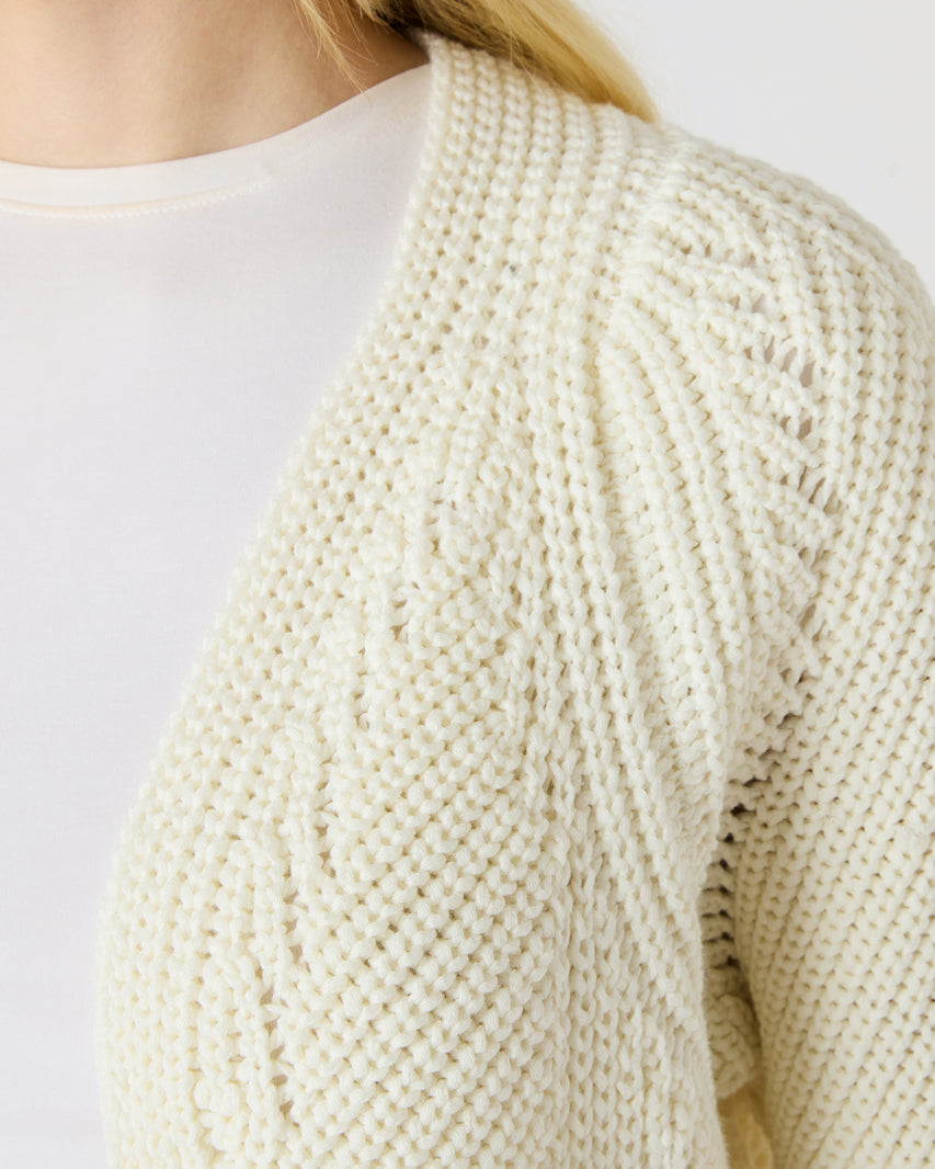 OPAL CARDIGAN NATURAL - Clothing - Steve Madden Canada - view 3