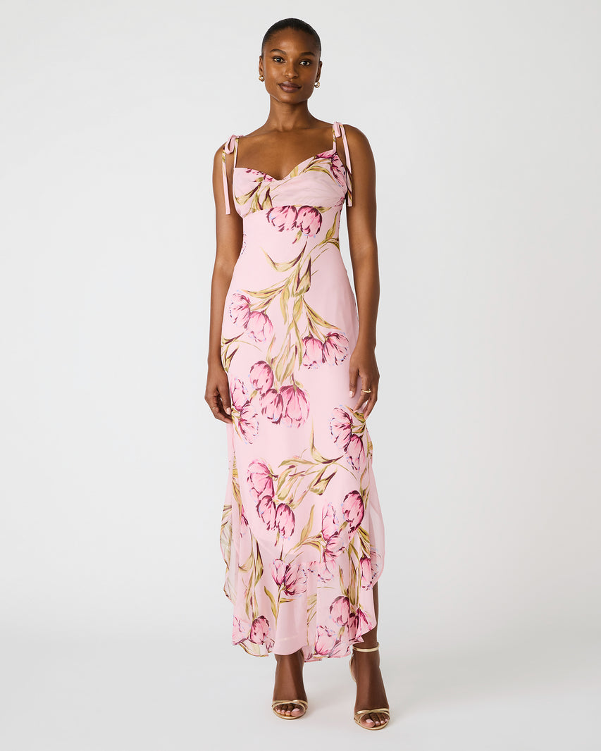 JAILA DRESS PINK - Clothing - Steve Madden Canada