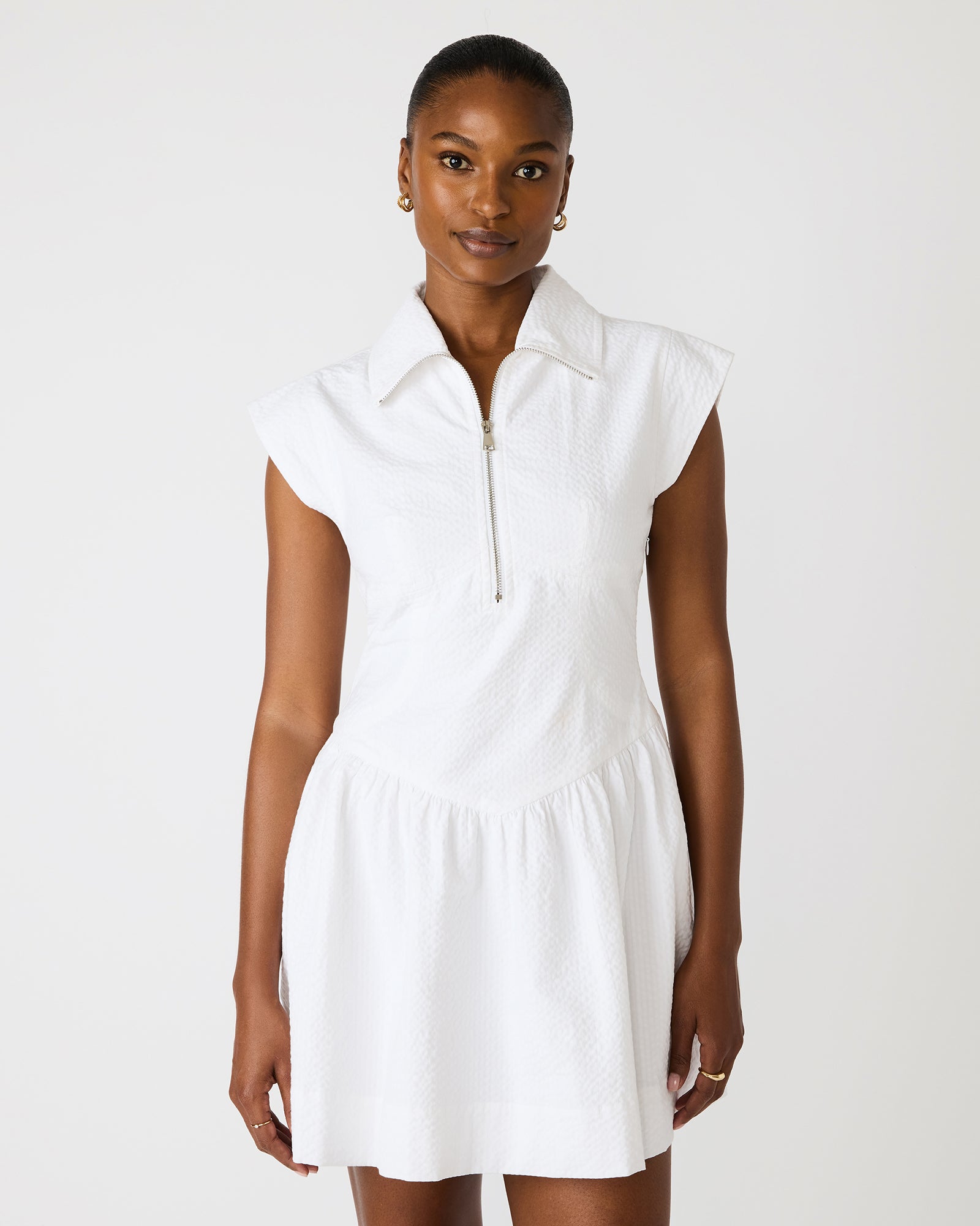 GRACYN DRESS WHITE - Clothing - Steve Madden Canada - view 4