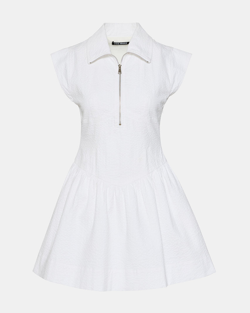 GRACYN DRESS WHITE - Clothing - Steve Madden Canada - view 6