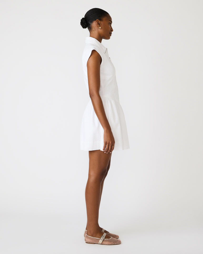 GRACYN DRESS WHITE - Clothing - Steve Madden Canada - view 3