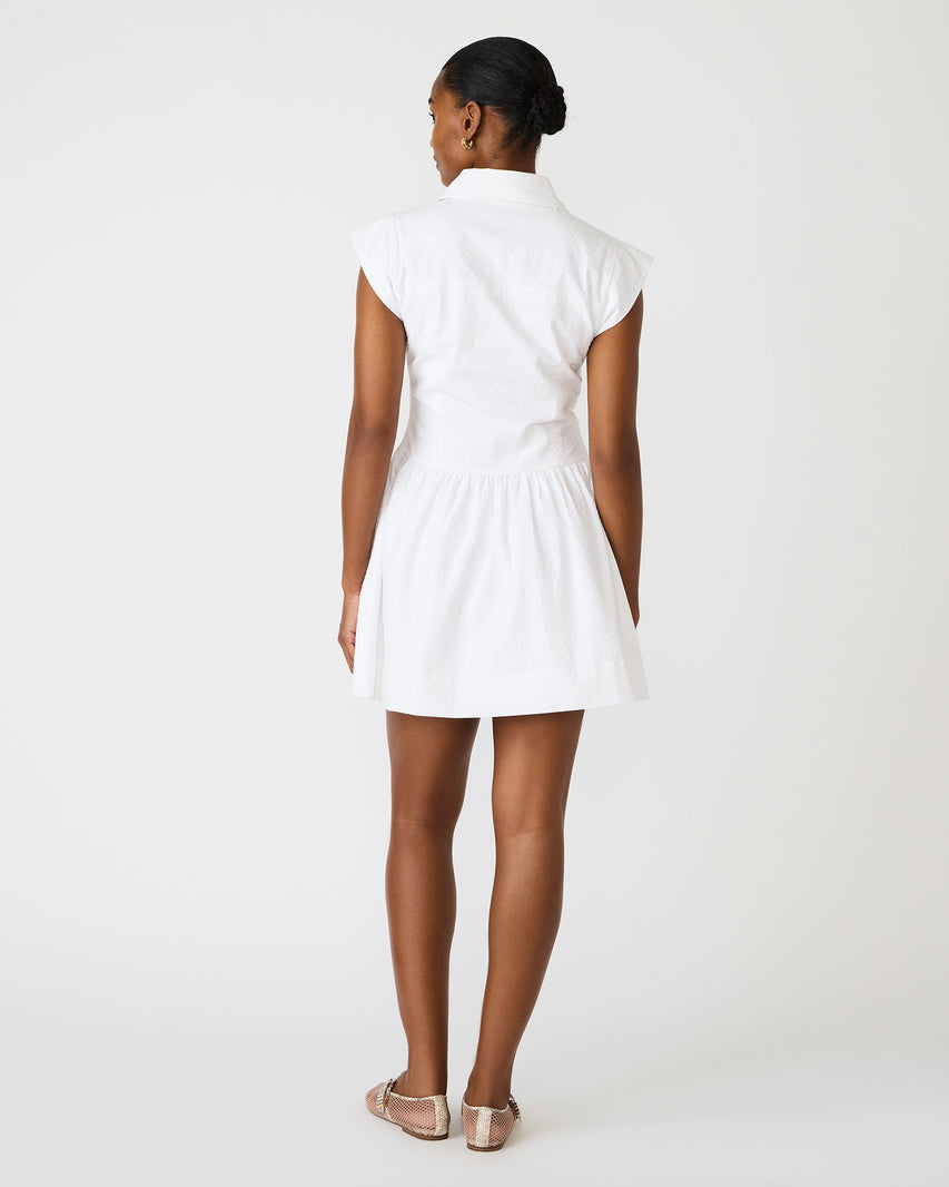 GRACYN DRESS WHITE - Clothing - Steve Madden Canada - view 5