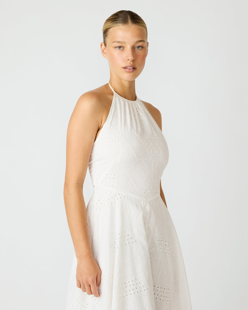 DALINA DRESS WHITE - Clothing - Steve Madden Canada - view 3