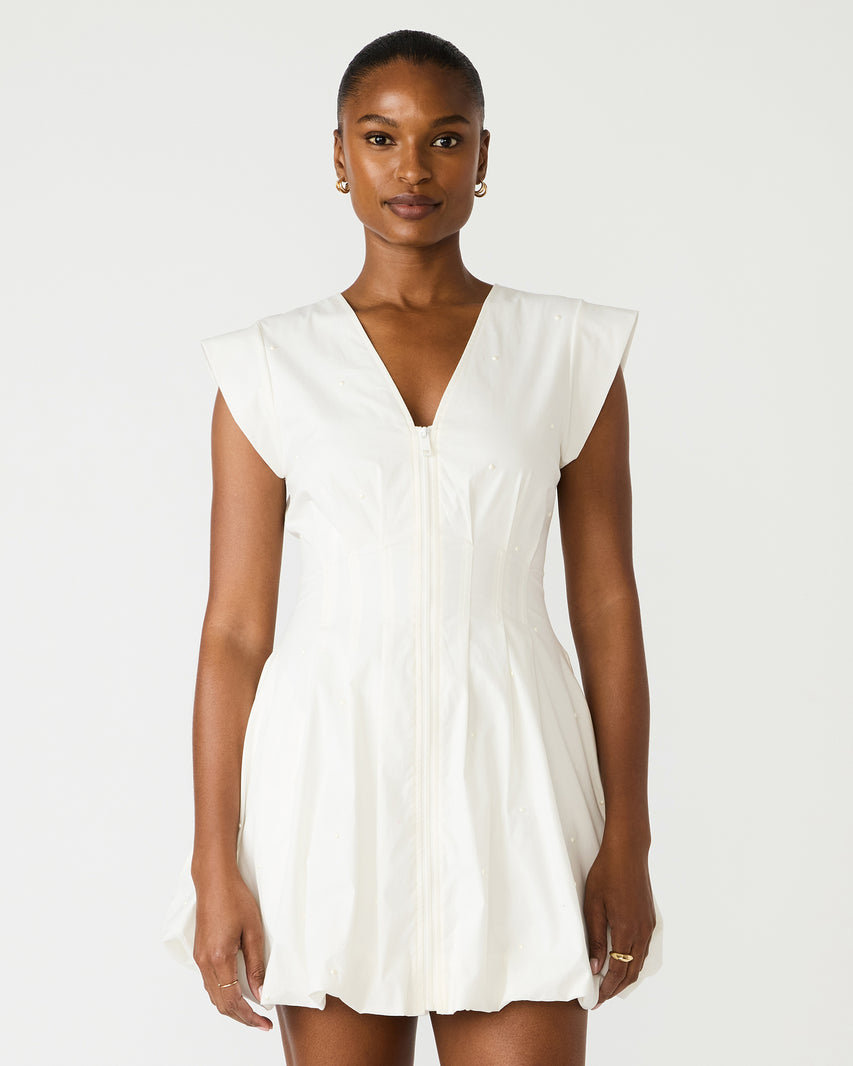 DYANNIA DRESS WHITE - Clothing - Steve Madden Canada - view 5