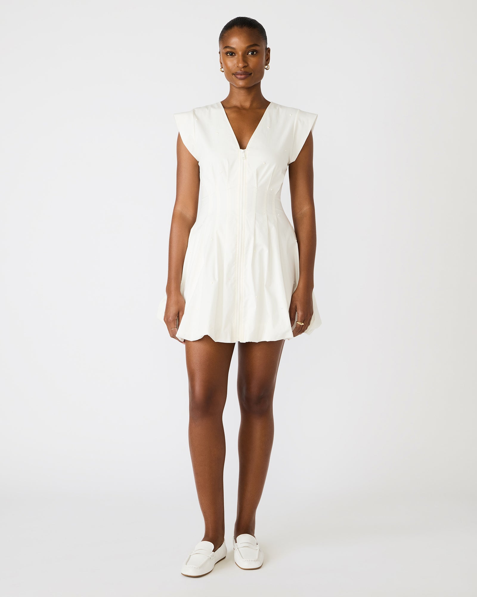 DYANNIA DRESS WHITE - Clothing - Steve Madden Canada