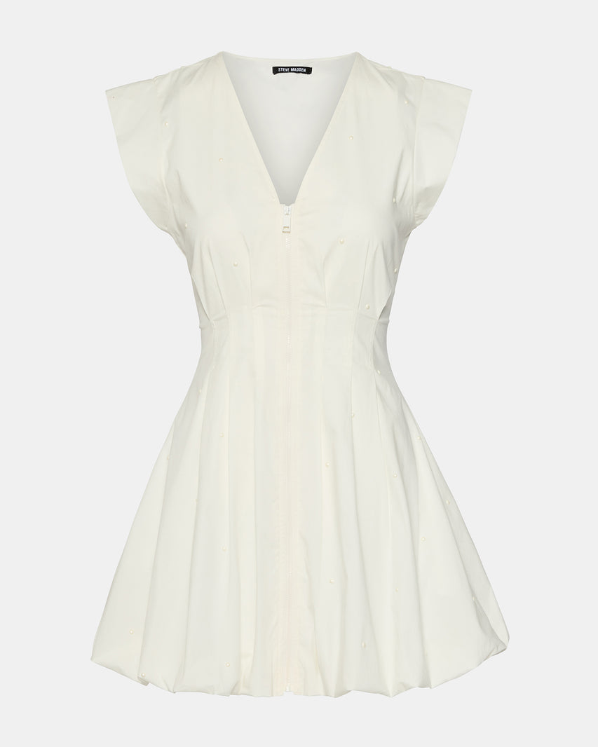 DYANNIA DRESS WHITE - Clothing - Steve Madden Canada - view 7