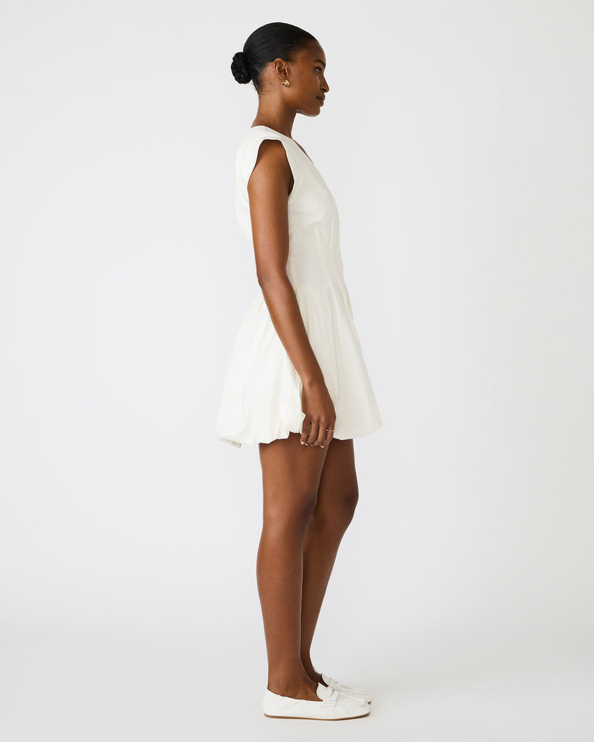 DYANNIA DRESS WHITE - Clothing - Steve Madden Canada - view 4