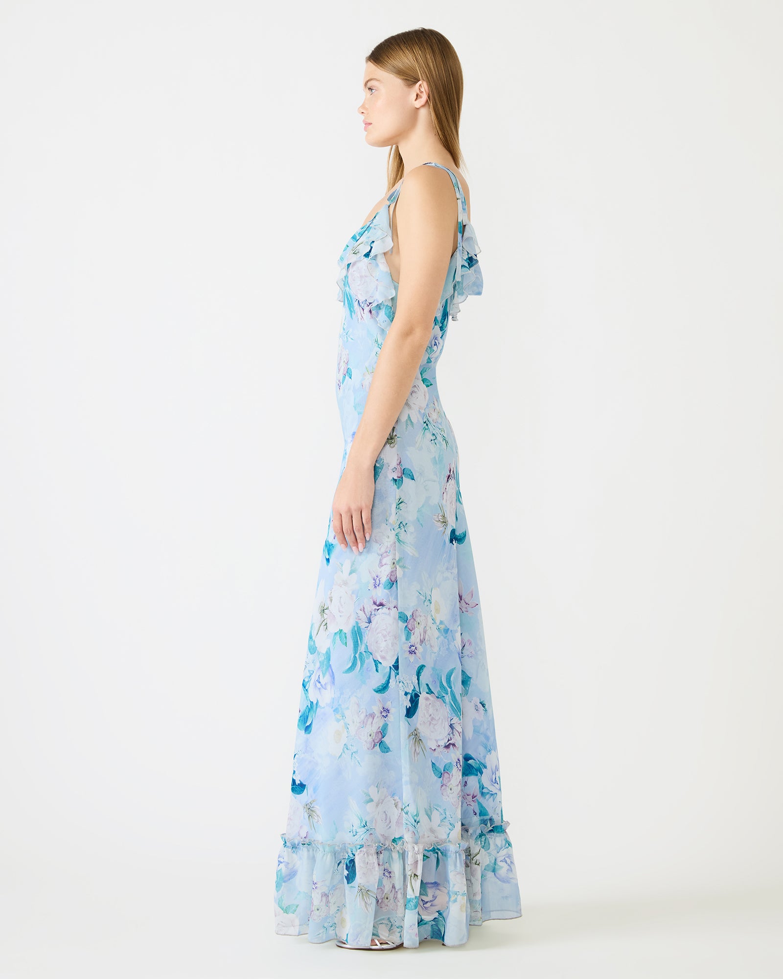 MALENNA DRESS BLUE - Clothing - Steve Madden Canada - view 3