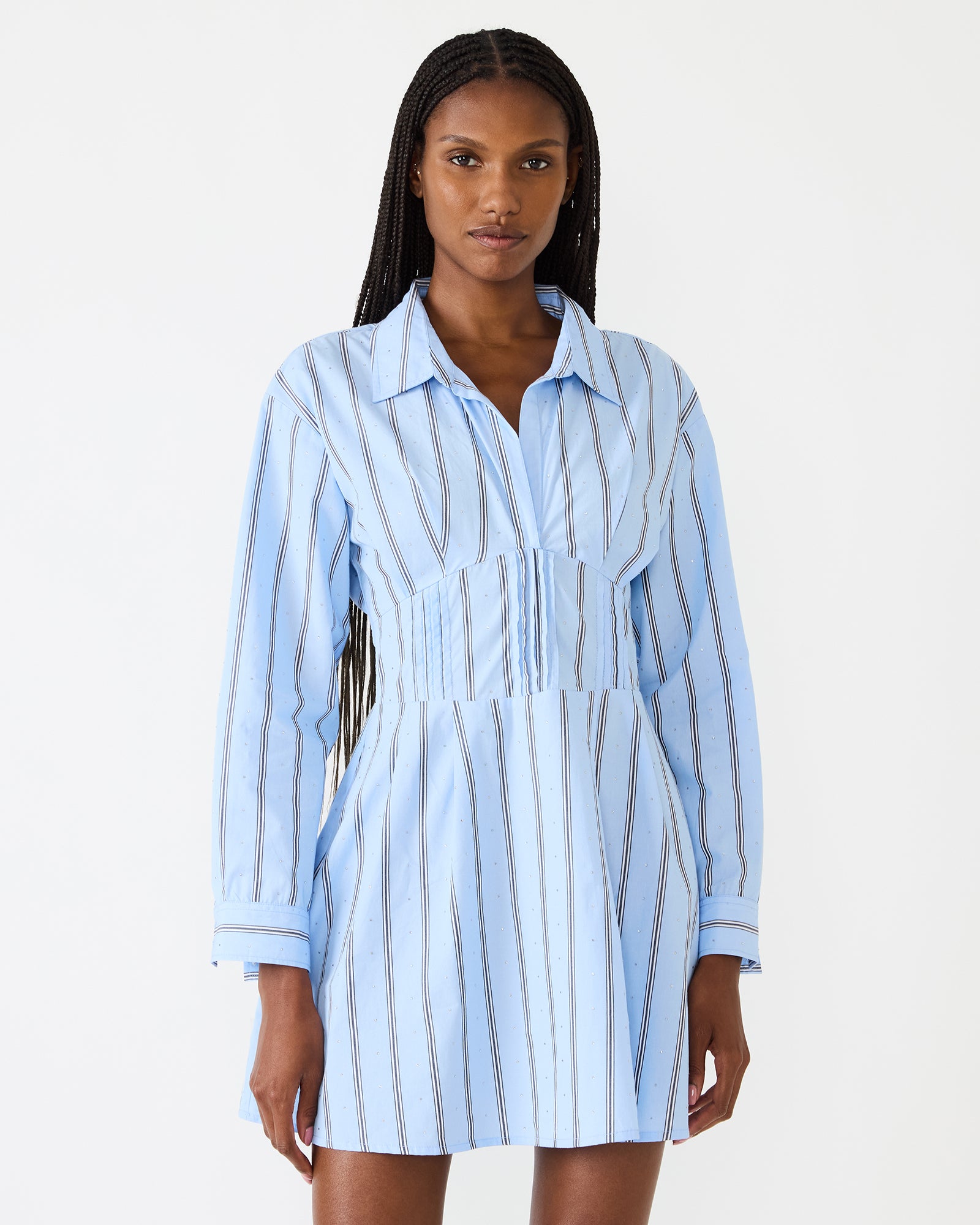 ARIANY DRESS BLUE - Clothing - Steve Madden Canada - view 2