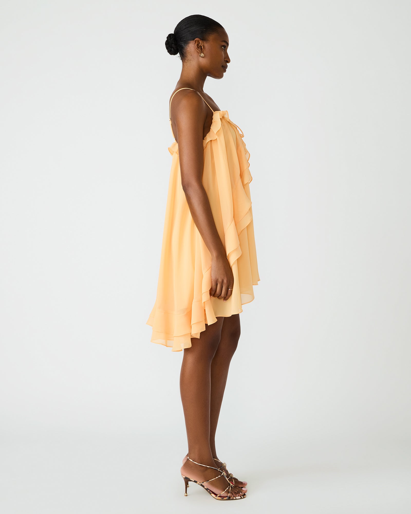 LORELLA DRESS PEACH - Clothing - Steve Madden Canada - view 6