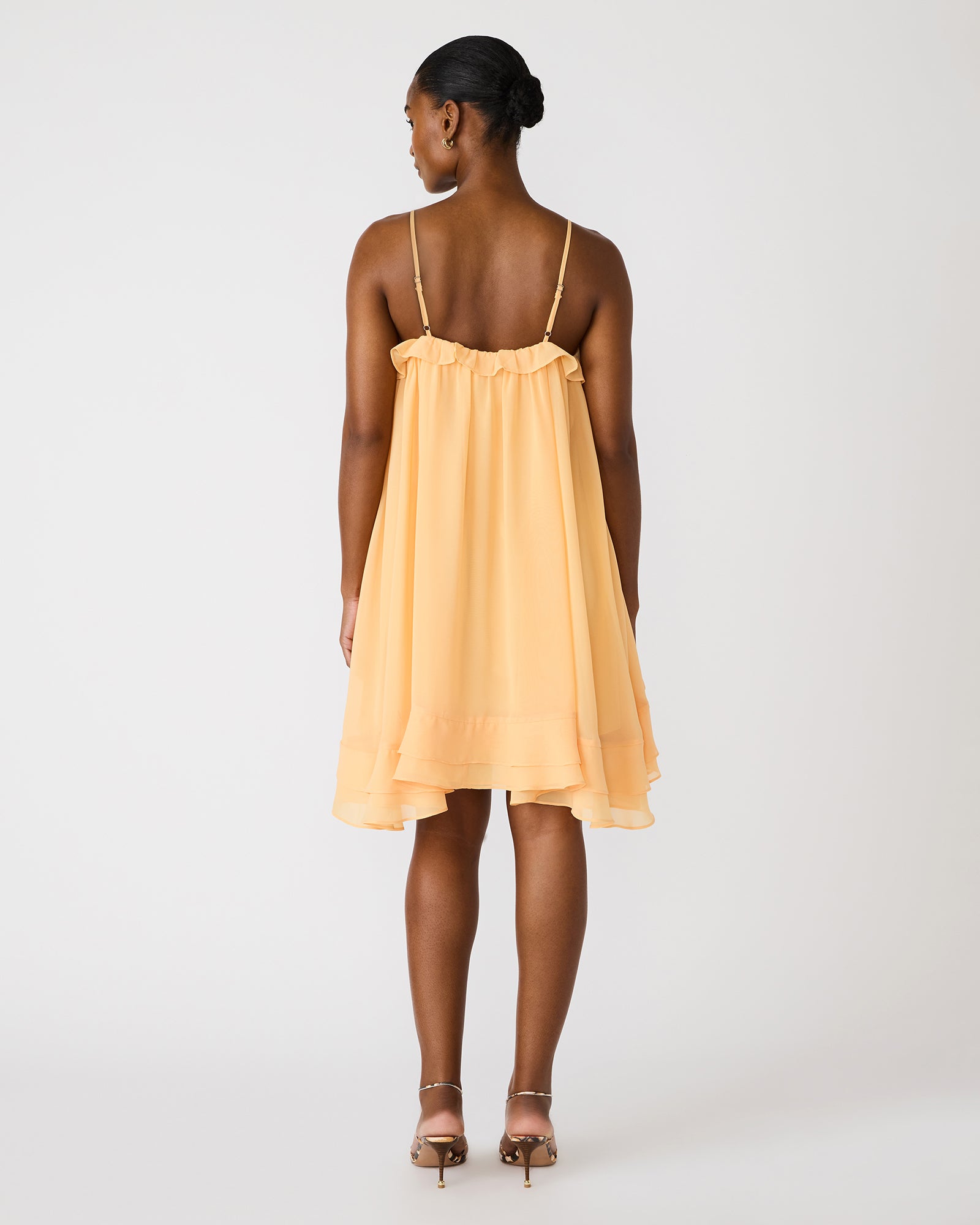 LORELLA DRESS PEACH - Clothing - Steve Madden Canada - view 7