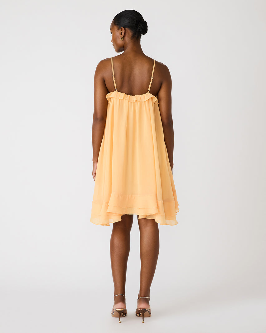 LORELLA DRESS PEACH - Clothing - Steve Madden Canada - view 7