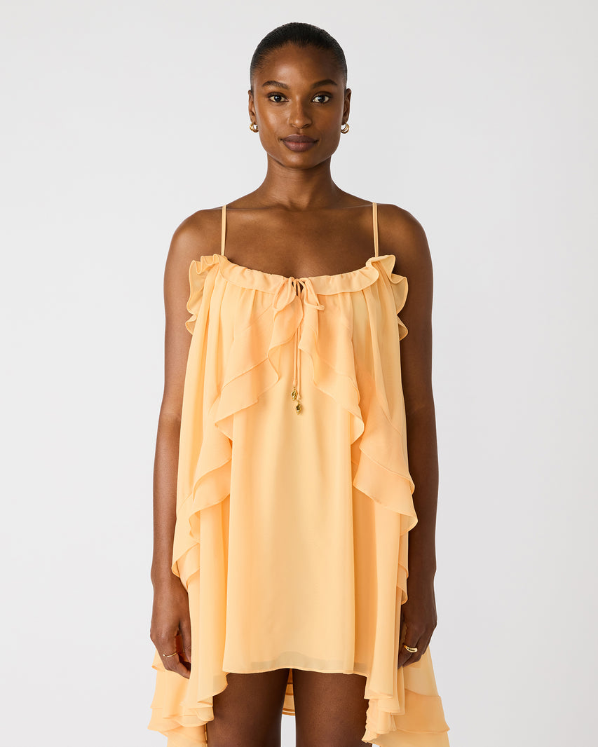 LORELLA DRESS PEACH - Clothing - Steve Madden Canada - view 5
