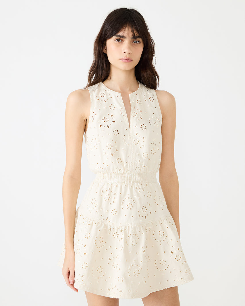 PRISCILIA DRESS CREAM - Clothing - Steve Madden Canada - view 4