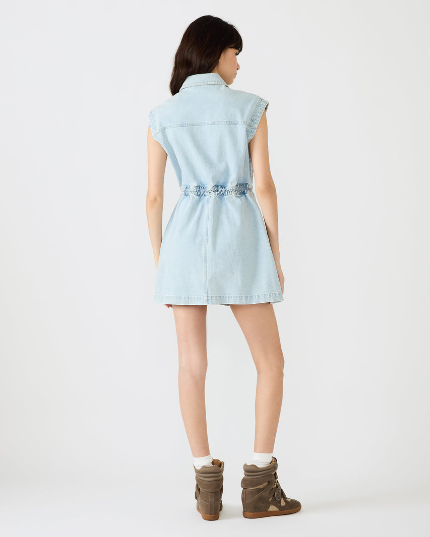 ROBBIE DRESS DENIM - Clothing - Steve Madden Canada - view 5