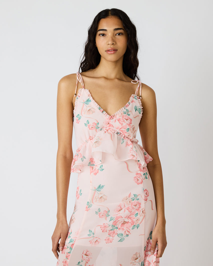 ILARA DRESS PEACH - Clothing - Steve Madden Canada - view 2