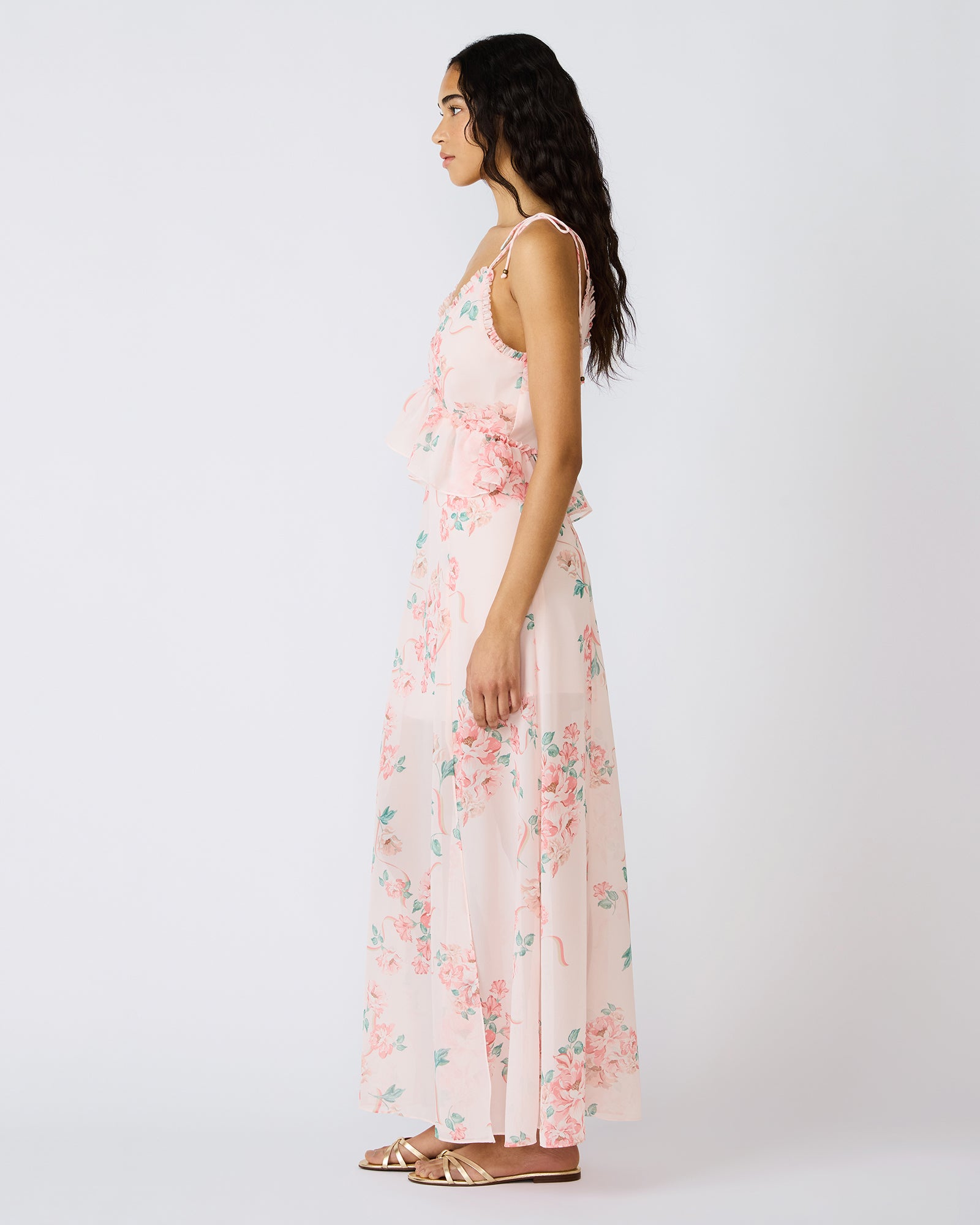 ILARA DRESS PEACH - Clothing - Steve Madden Canada - view 4