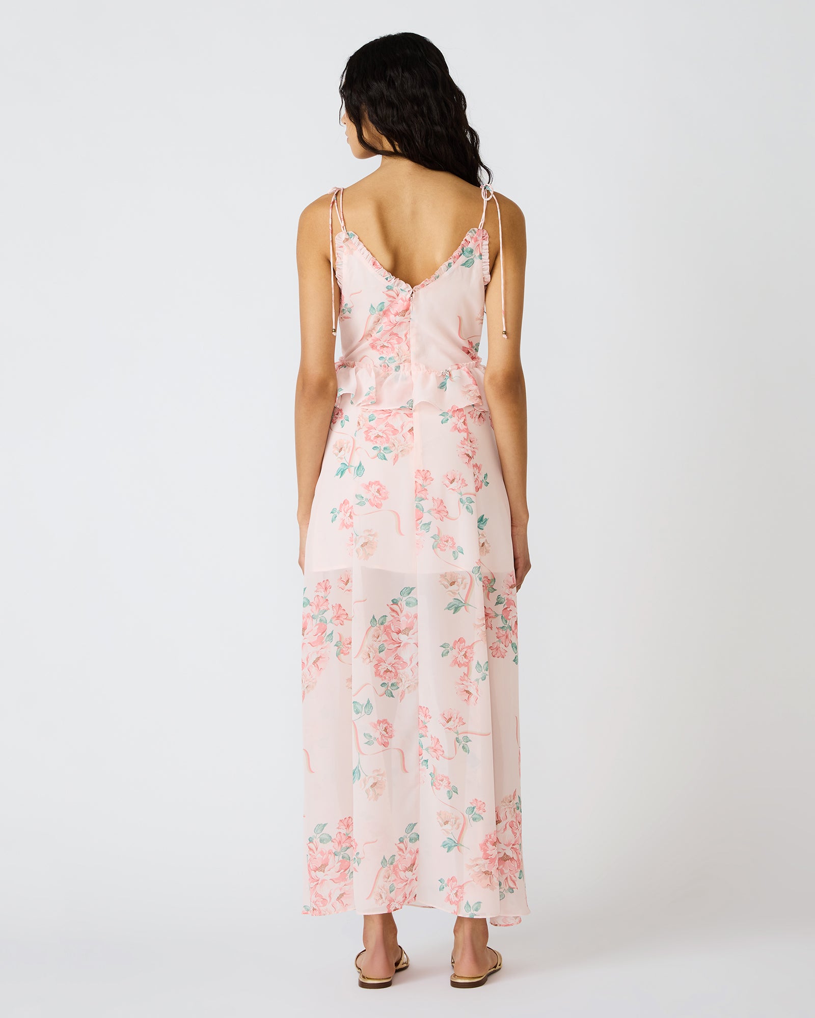ILARA DRESS PEACH - Clothing - Steve Madden Canada - view 5