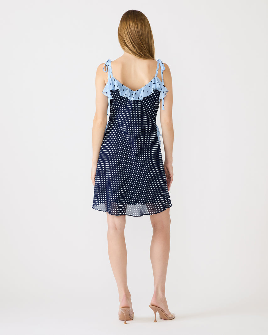 ADALINA MINI DRESS NAVY - Clothing - Steve Madden Canada - view 6