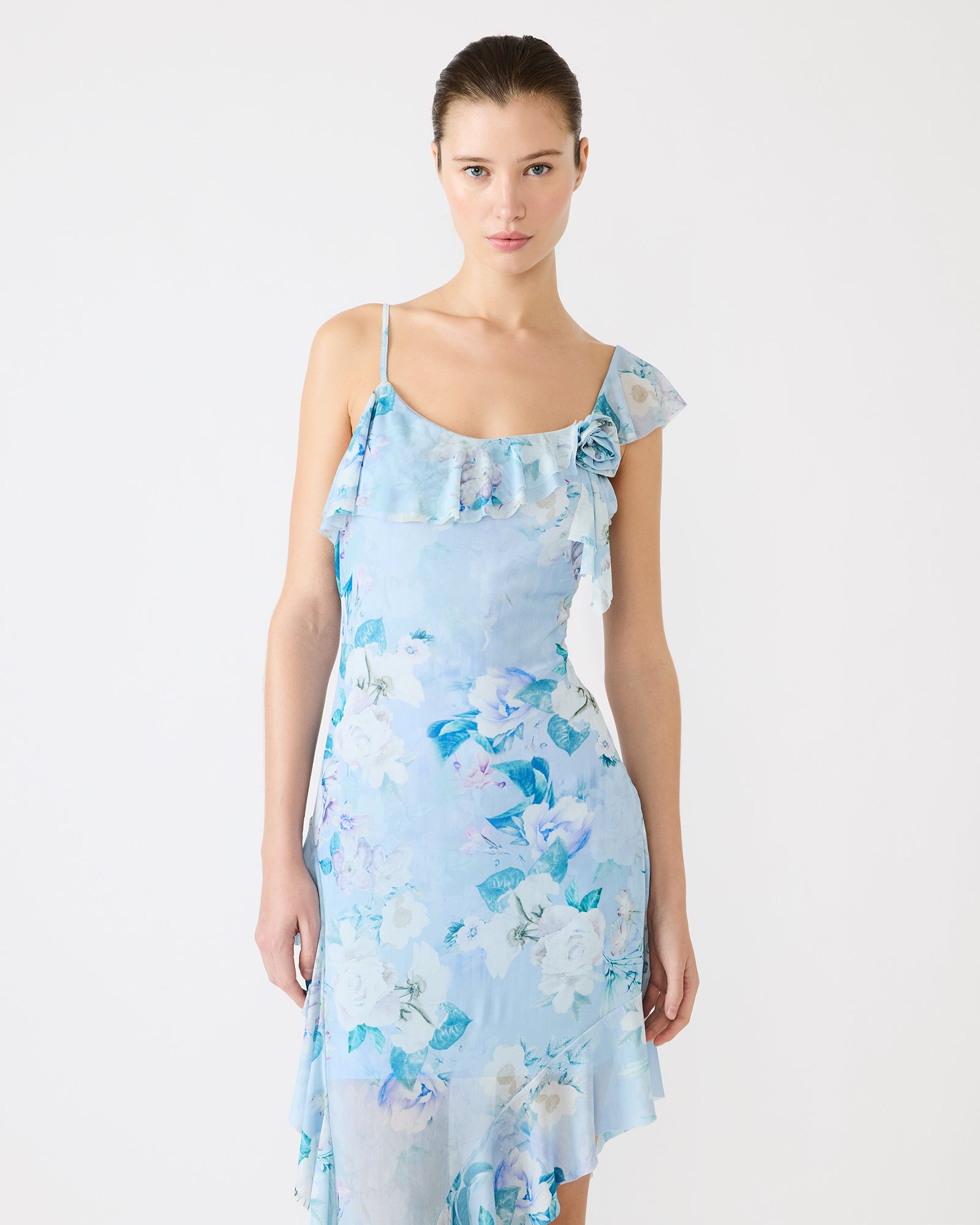SORELLIA DRESS BLUE MULTI - Clothing - Steve Madden Canada - view 4