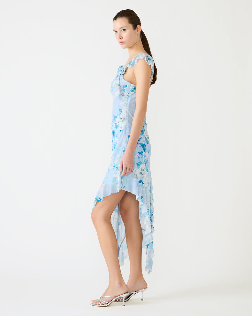 SORELLIA DRESS BLUE MULTI - Clothing - Steve Madden Canada - view 2